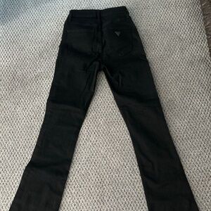 Guess bootcut black denim jeans women size 25x34